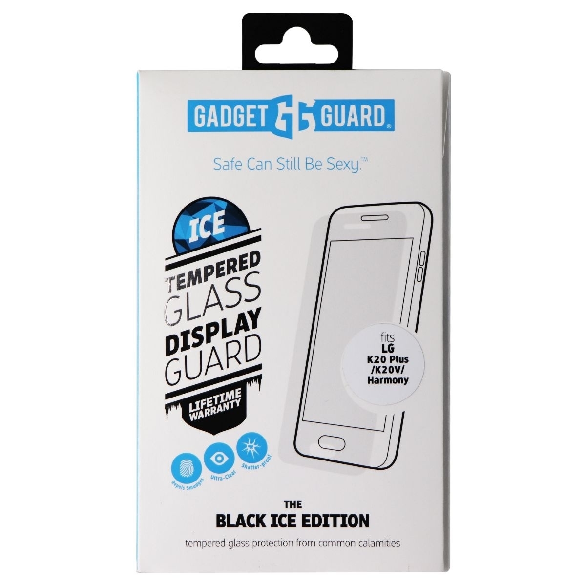 Gadget Guard Black Ice Edition Tempered Glass For LG K20 Plus / K20 V - Clear
