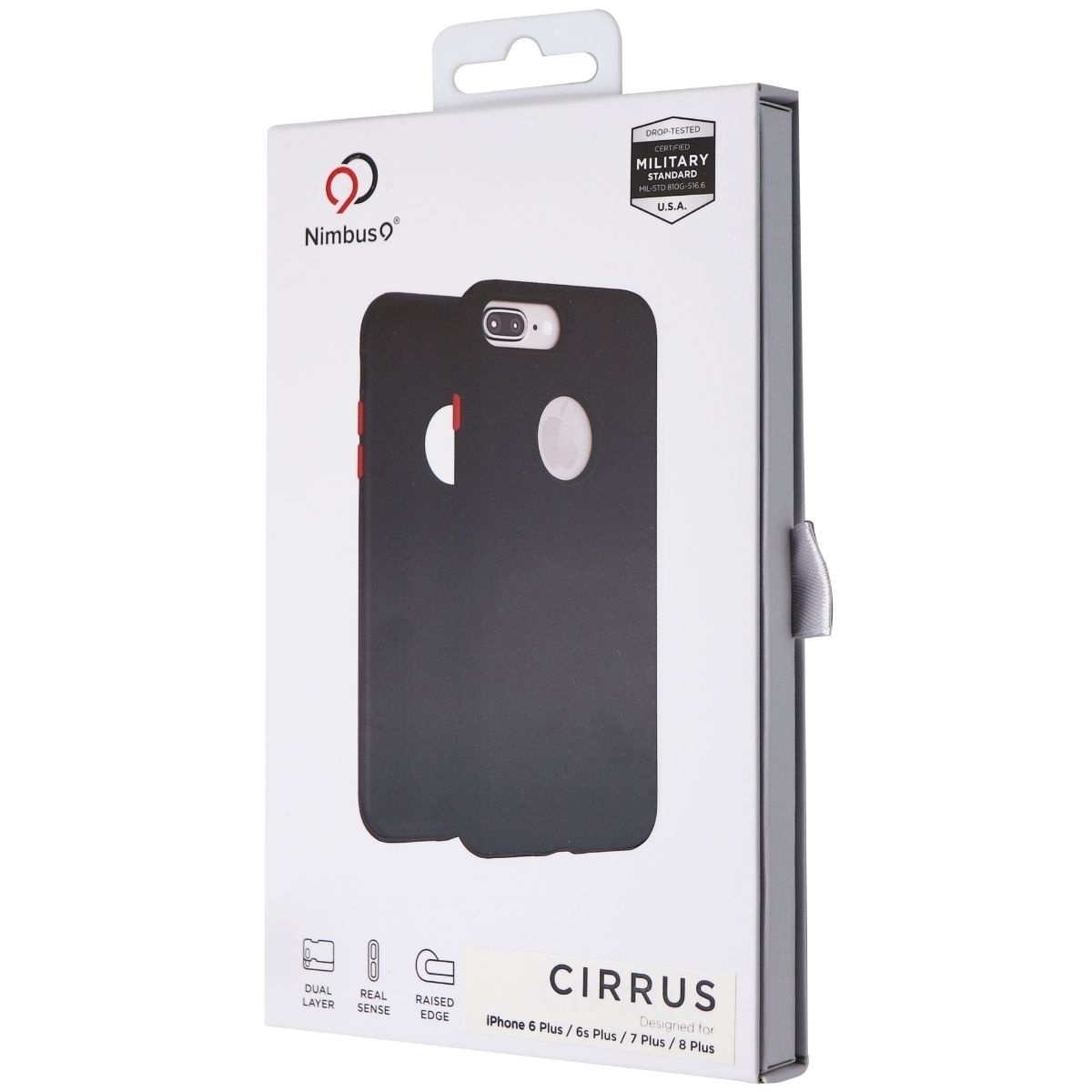Nimbus9 Cirrus Dual Layer Case For Apple IPhone 8+ / 7+ / 6s+ / 6+ - Black/Red