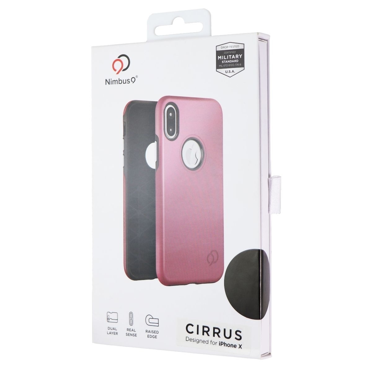 Nimbus9 Cirrus Series Dual Layer Case For Apple IPhone Xs/X - Rose Gold/Black