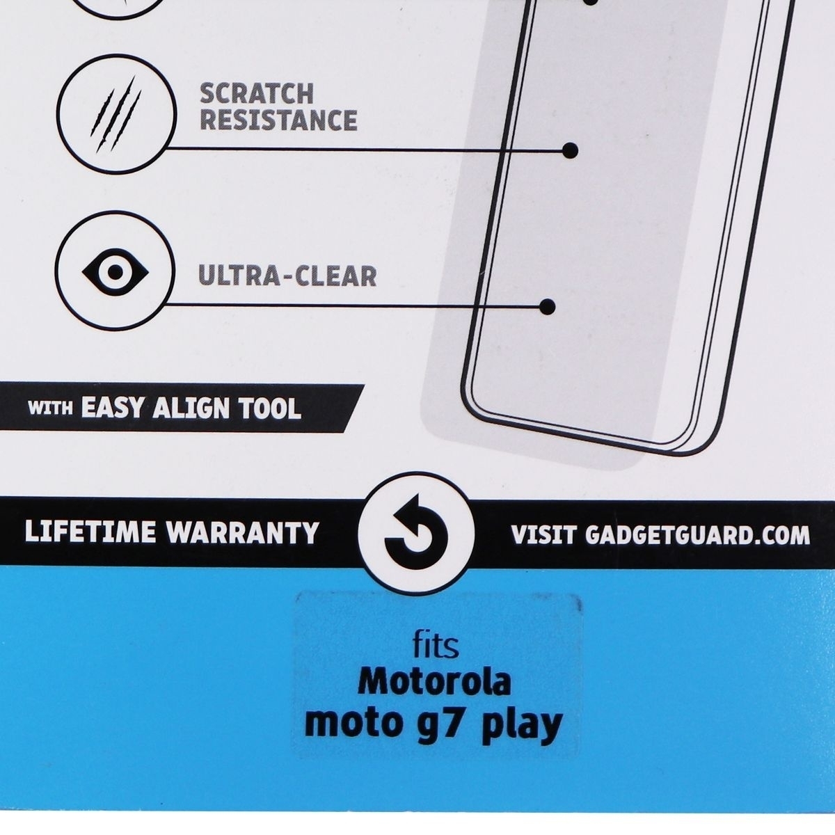 Gadget Guard Black Ice Tempered Glass For Motorola Moto G7 Play - Clear