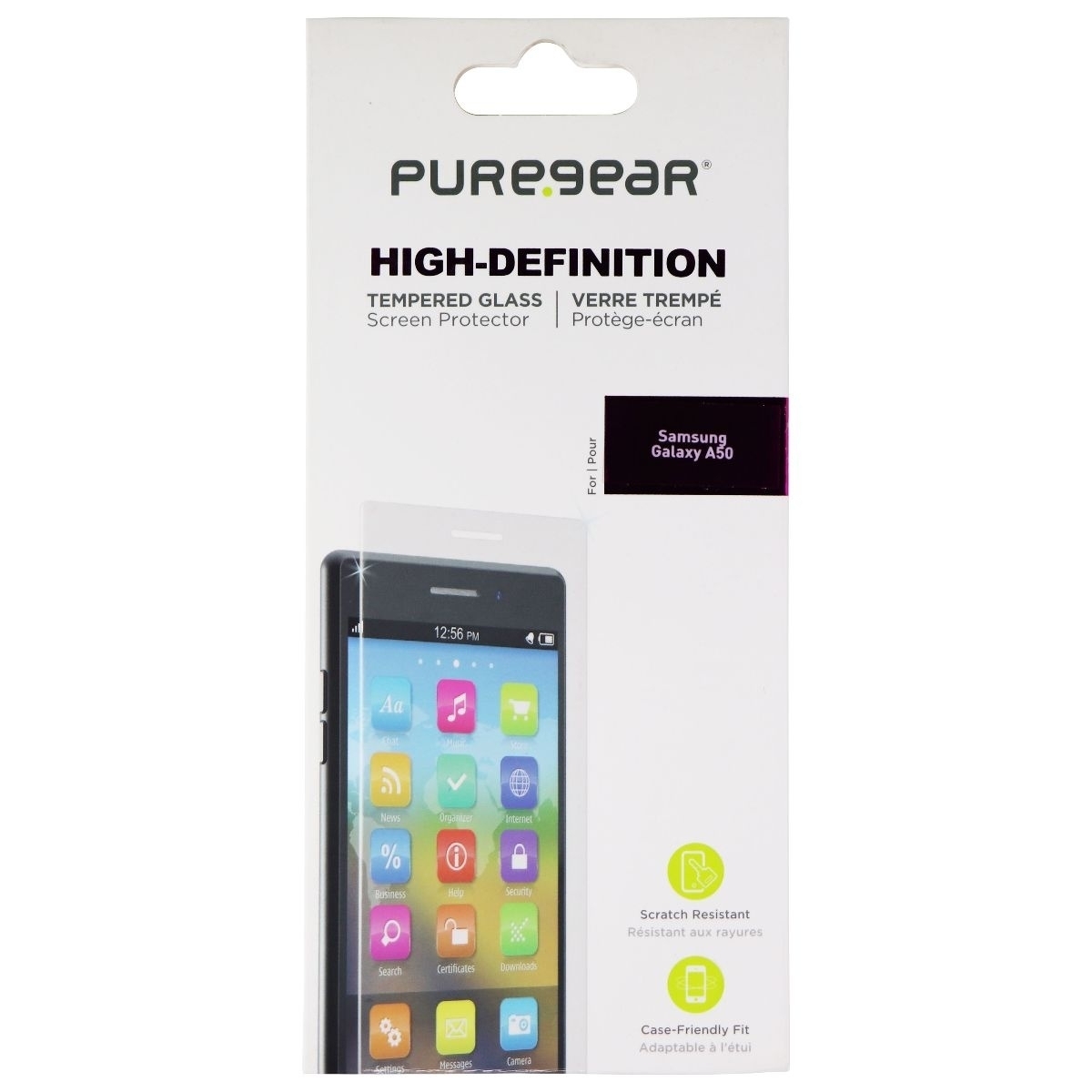 PureGear High-Definition Tempered Glass For Samsung Galaxy A50 - Clear