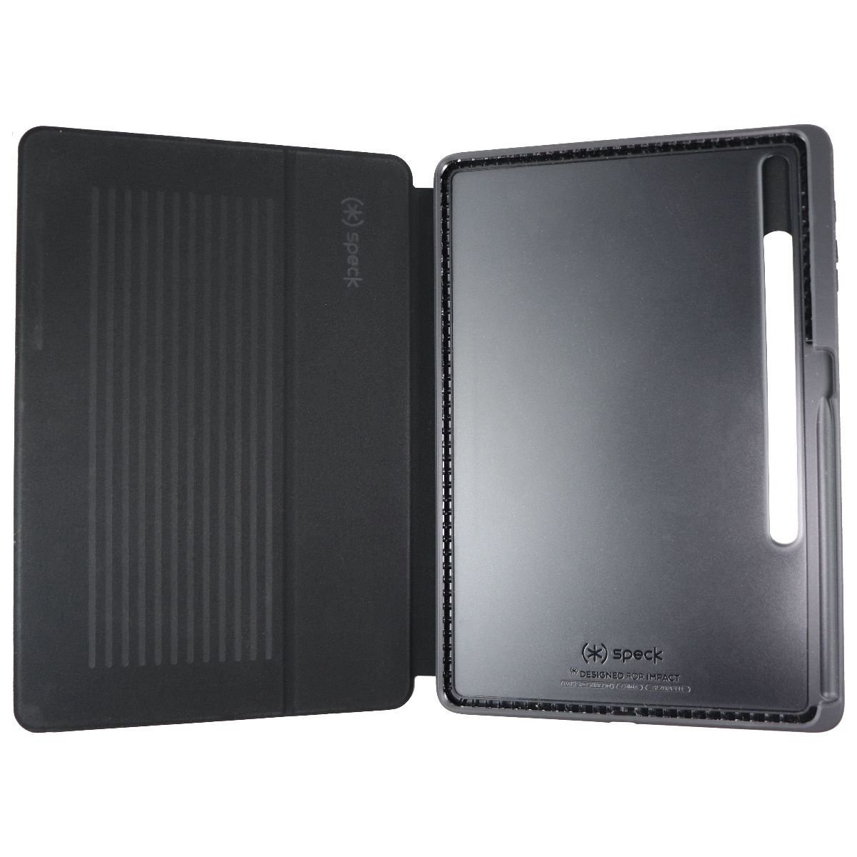 Speck Presidio Pro Folio Series Case For Samsung Galaxy Tab S7+ (Plus) - Black