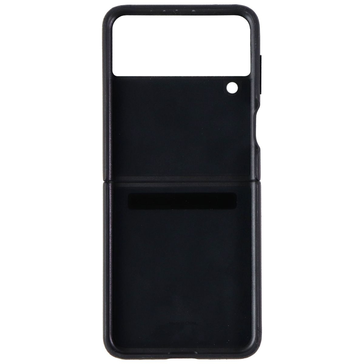 Official Samsung Leather Cover For Galaxy Z Flip3 5G - Black