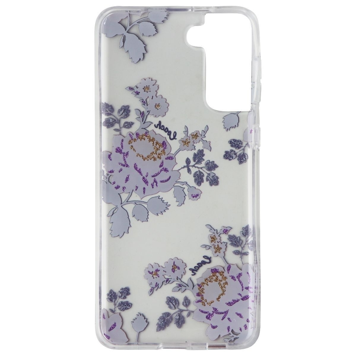 Coach Protective Case For Samsung Galaxy (S21+) 5G - Moody Floral Purple / Clear