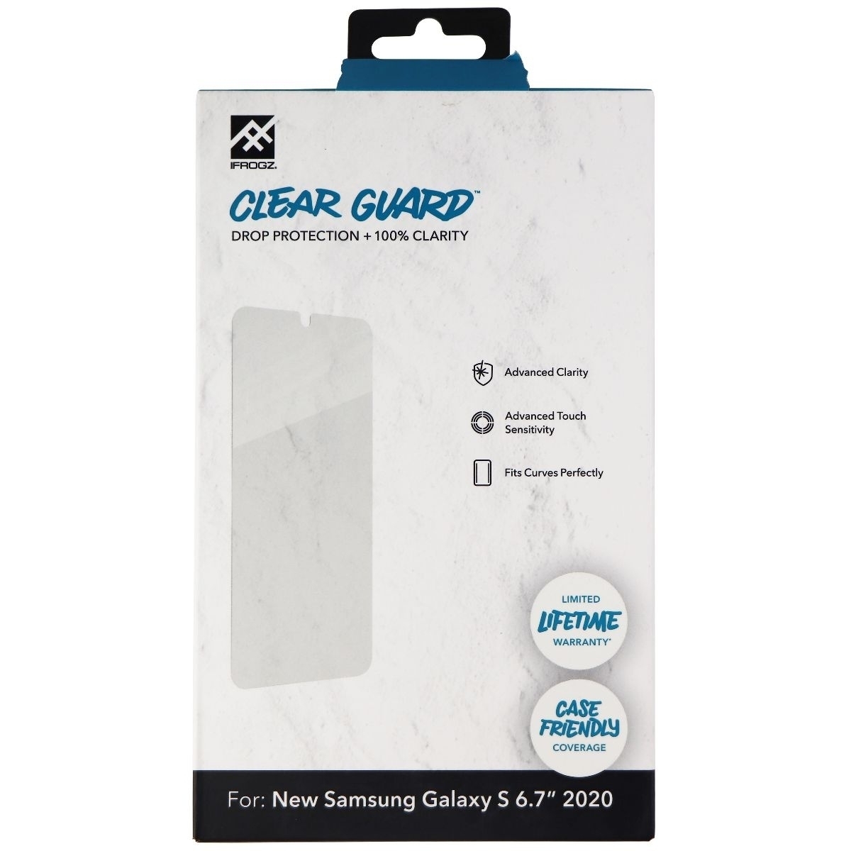 IFrogz Clear Guard Film Screen Protector For Samsung Galaxy (S20+) - Clear