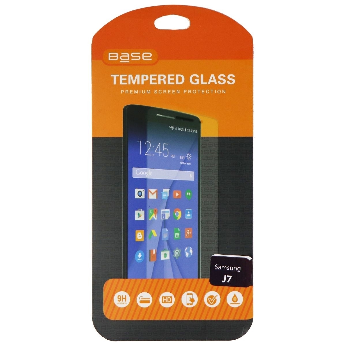 Base Tempered Glass Premium Screen Protector For Samsung Galaxy J7 - Clear