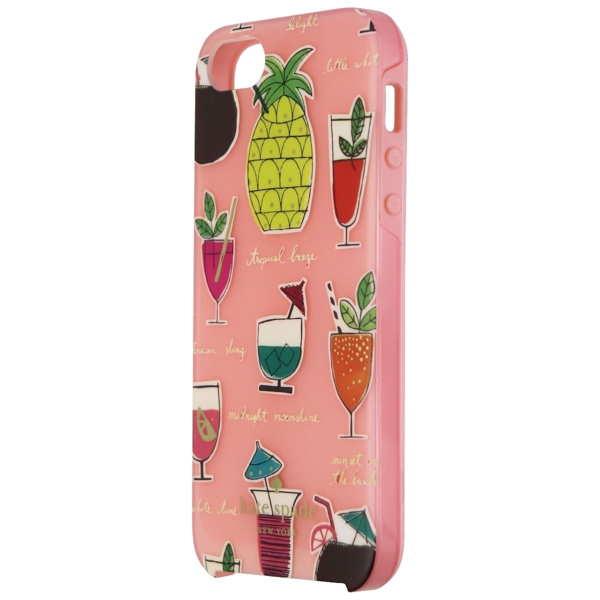 Kate Spade Hardshell Case For Apple IPhone 5/5s/SE 1st Gen - Pineapple Drinks