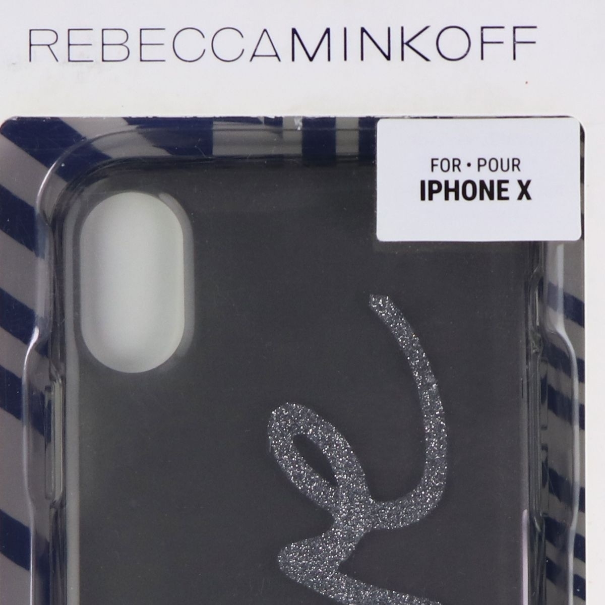 Rebecca Minkoff Be More Transparent Case For Apple IPhone Xs / X - Smoke/Glitter