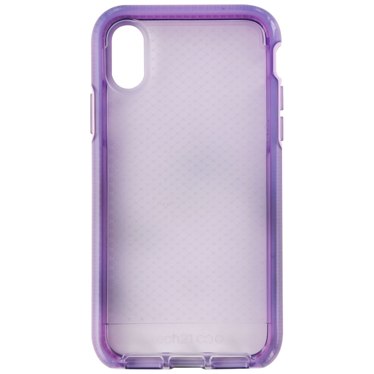 Tech21 Evo Check Series Flexible Gel Case For Apple IPhone Xs/X - Orchid Purple