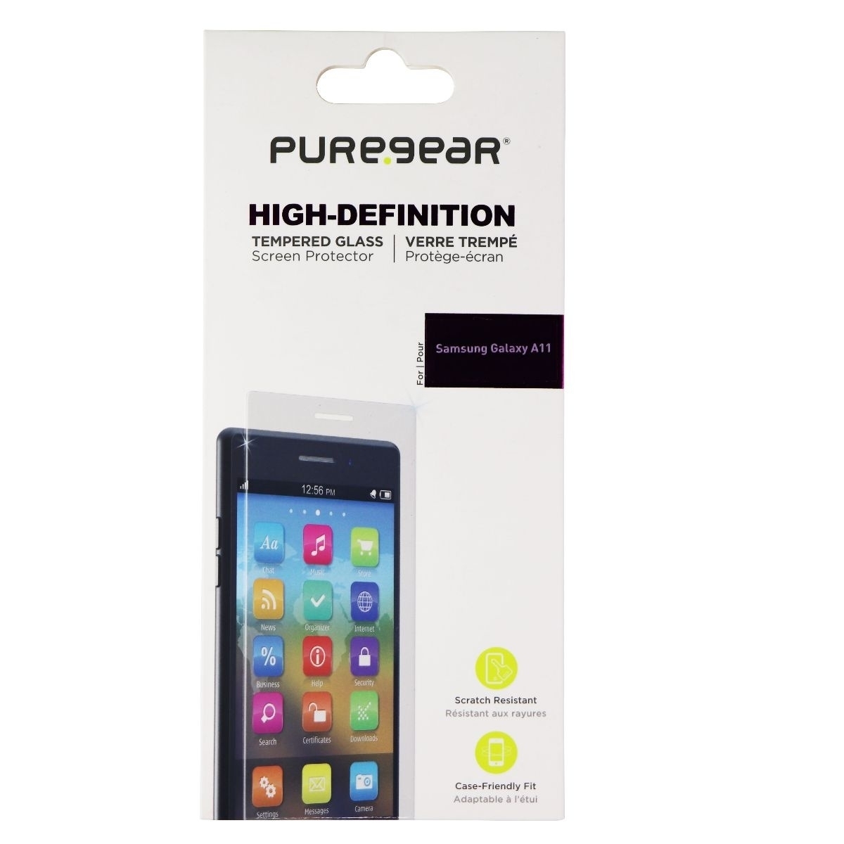 PureGear High-Definition Tempered Glass For Samsung Galaxy A11 - Clear