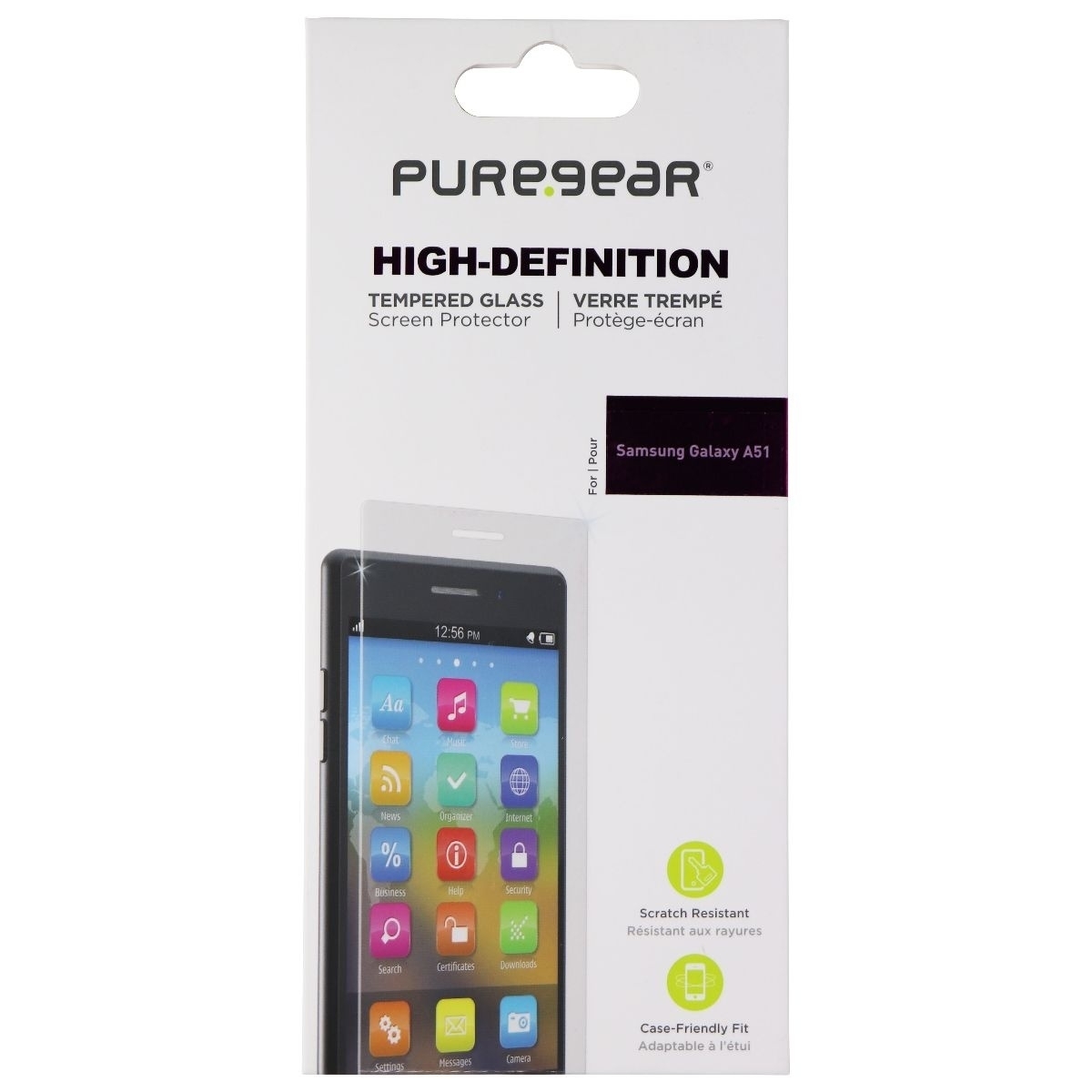 PureGear High-Definition Tempered Glass For Samsung Galaxy A51 - Clear