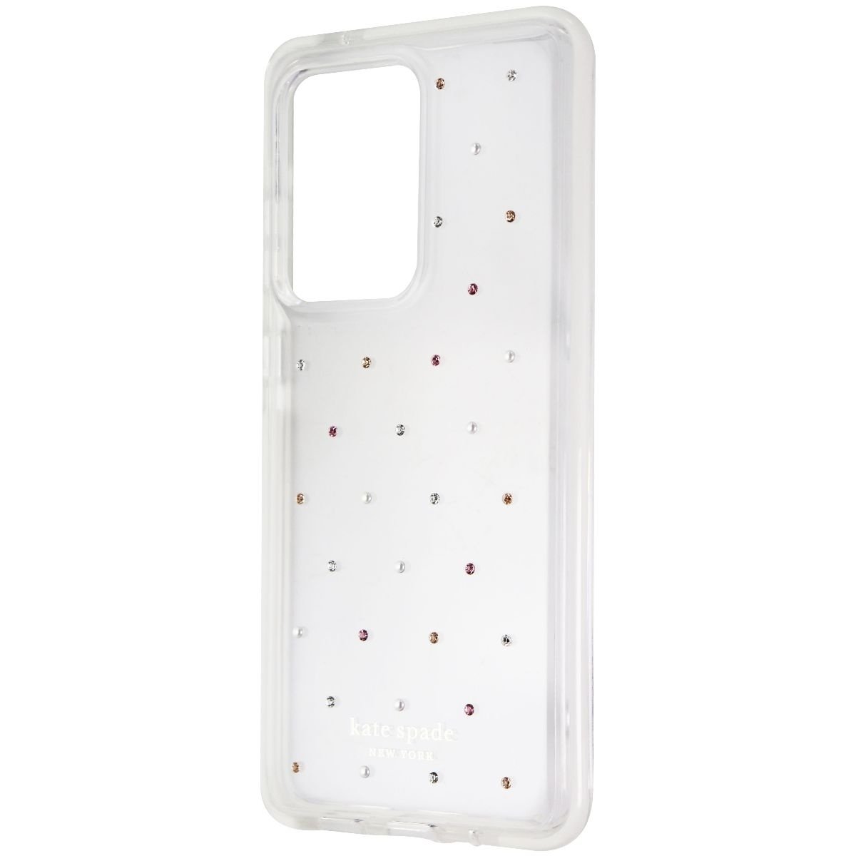 Kate Spade Defensive Hardshell Case For Galaxy S20 Ultra (Pin Dot Gems/Clear)