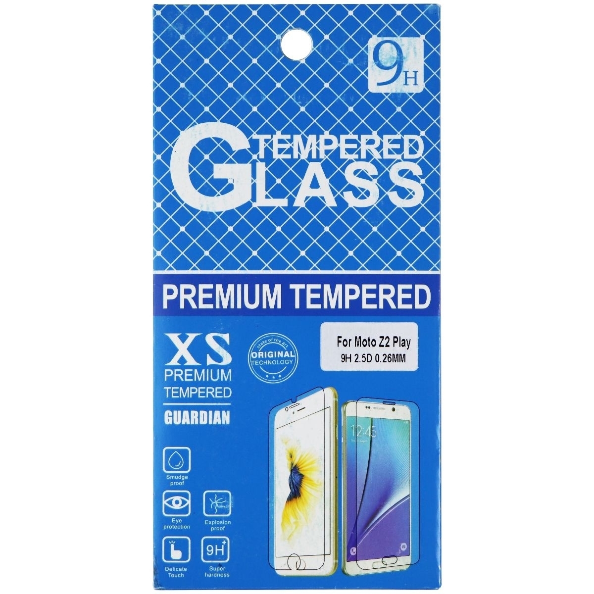 DHG Premium Guardian Tempered Glass For Motorola Moto Z2 Play - Clear