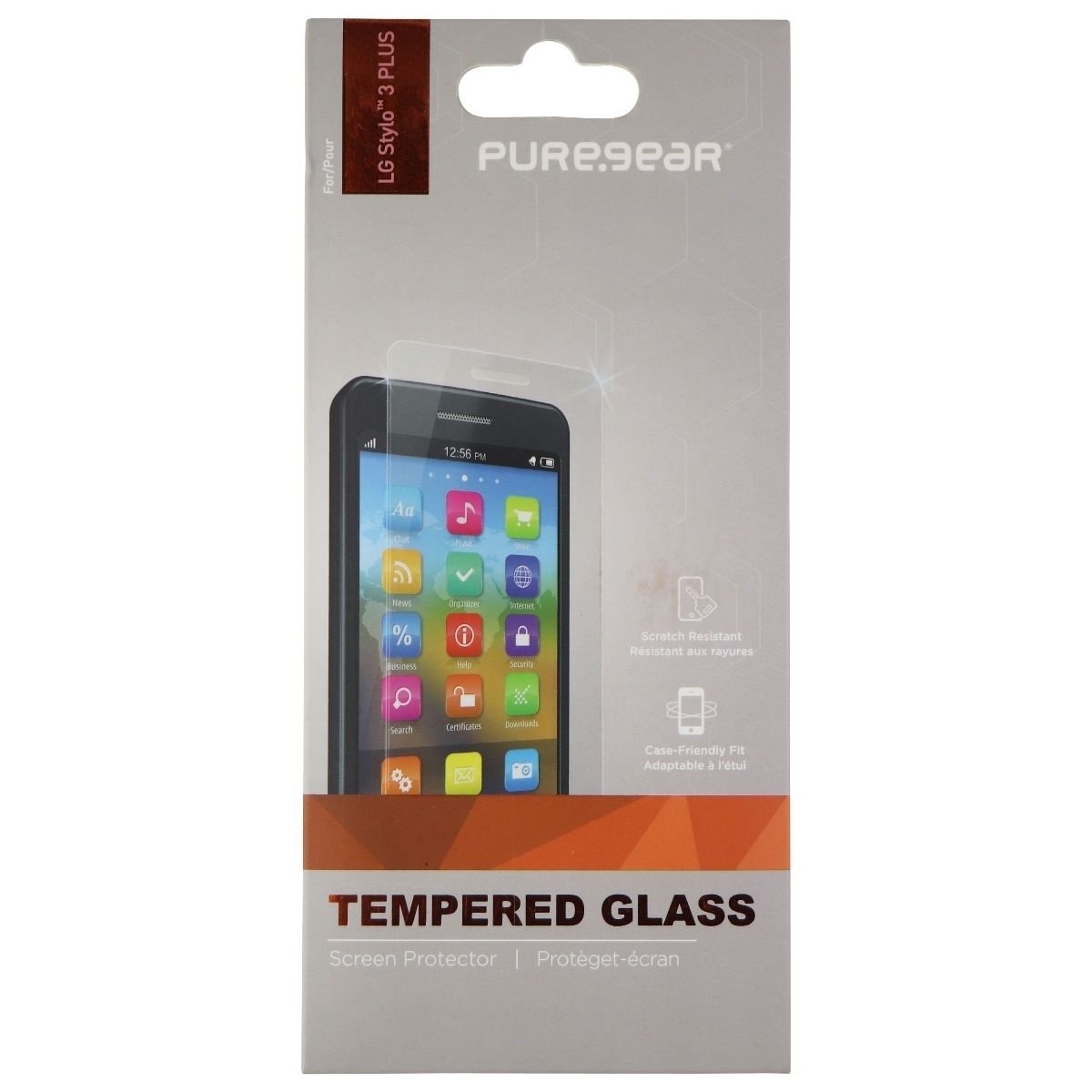 PureGear Tempered Glass Screen Protector For LG Stylo 3 PLUS - Clear