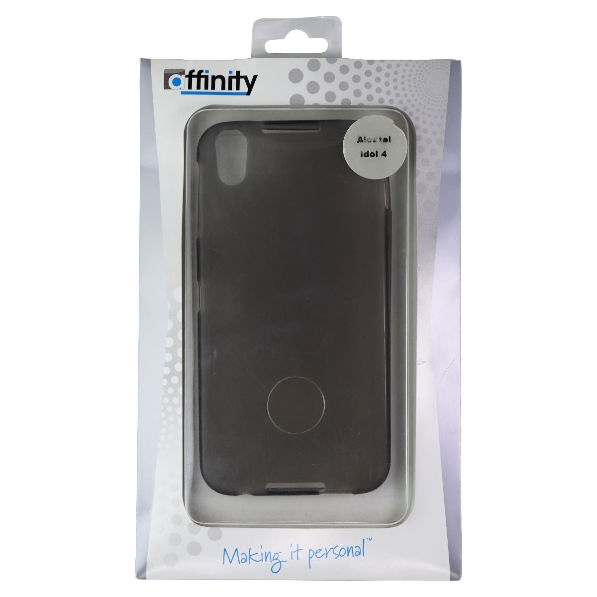 Affinity Flexible Gel Skin Case For Alcatel Idol 4 - Smoke Tint