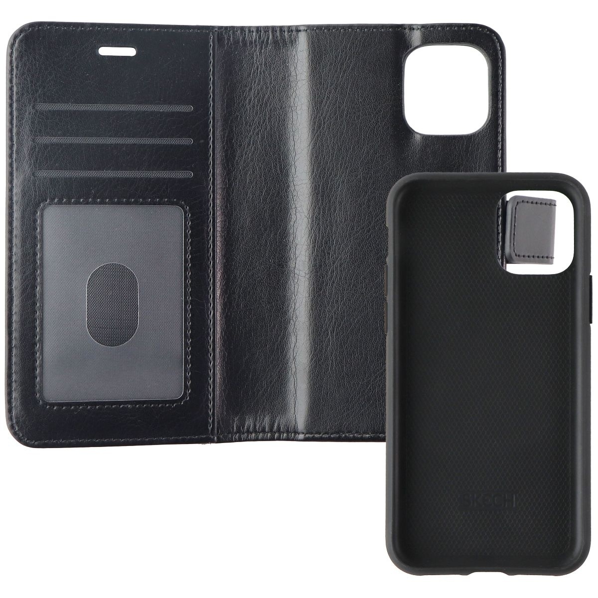 Skech Polo Book Clutch Wallet Cover & Detachable Case For IPhone 11 Pro - Black