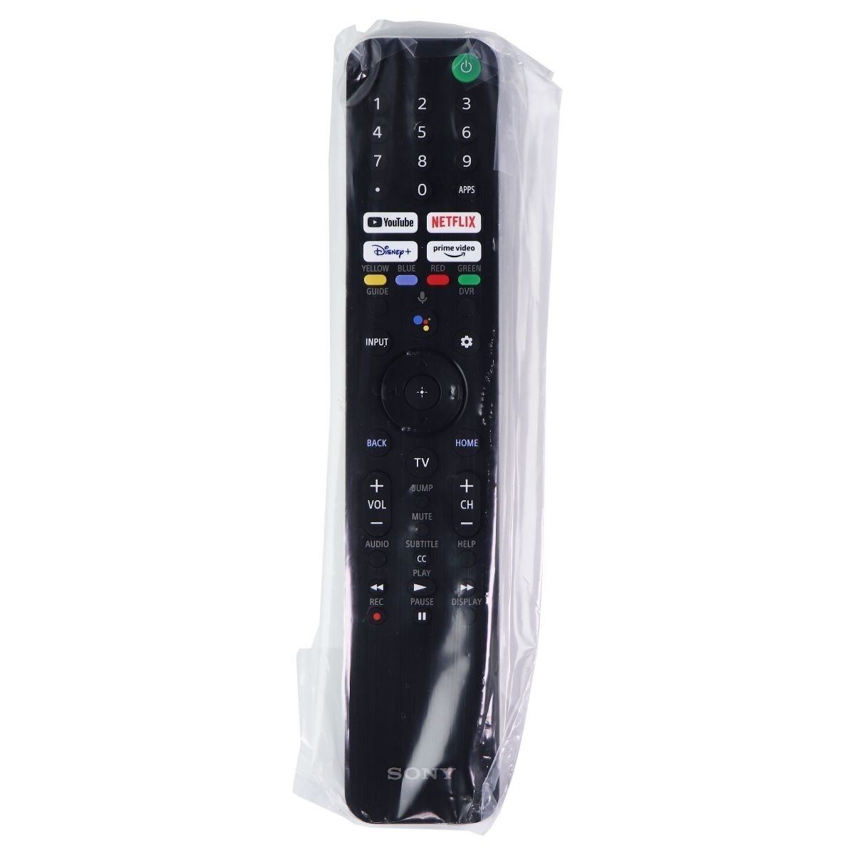 Sony Remote Control (RMF-TX520U) With Microphone For Sony Smart TVs - Black
