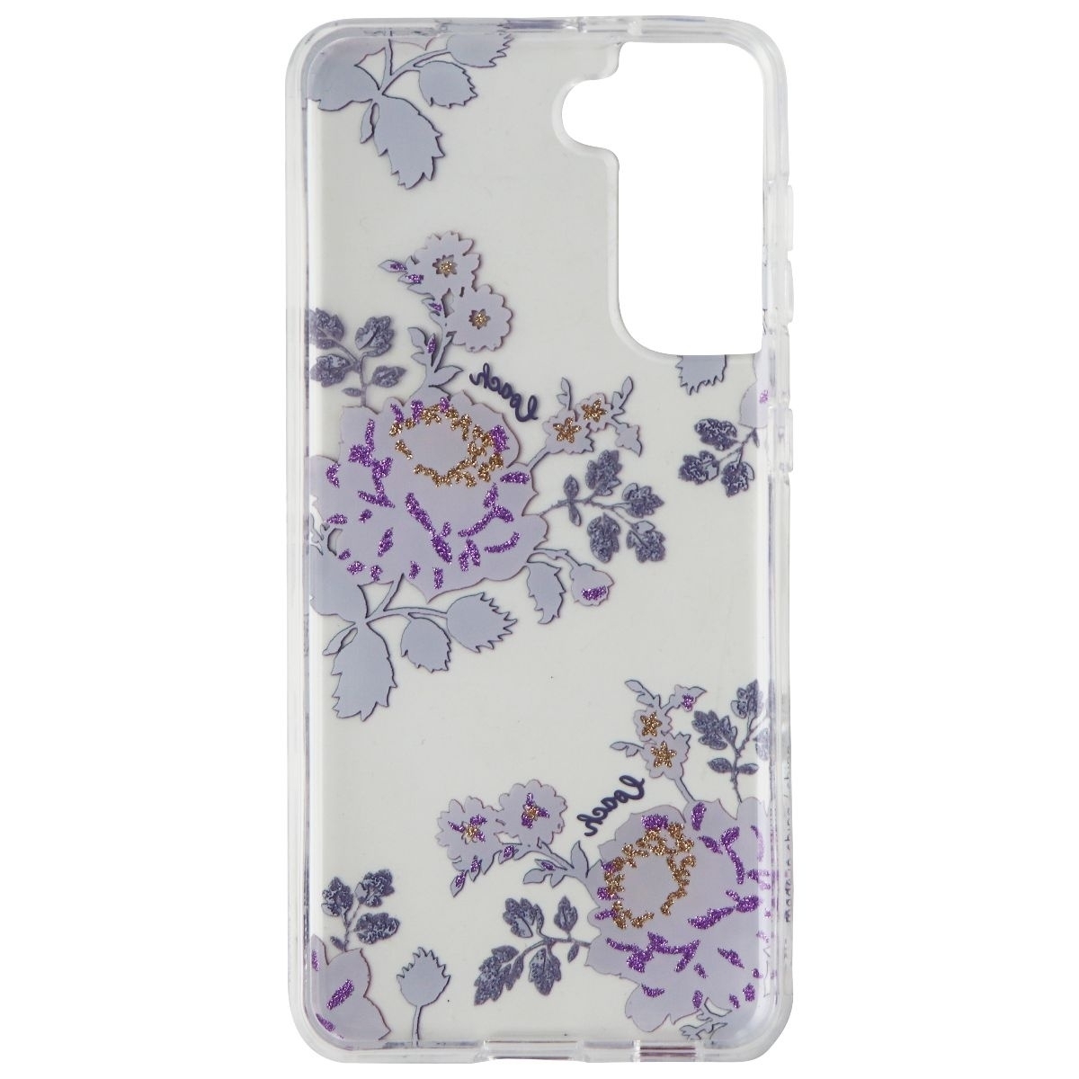 Coach Protective Case For Samsung S21 / S21 5G - Moody Floral Purple / Clear
