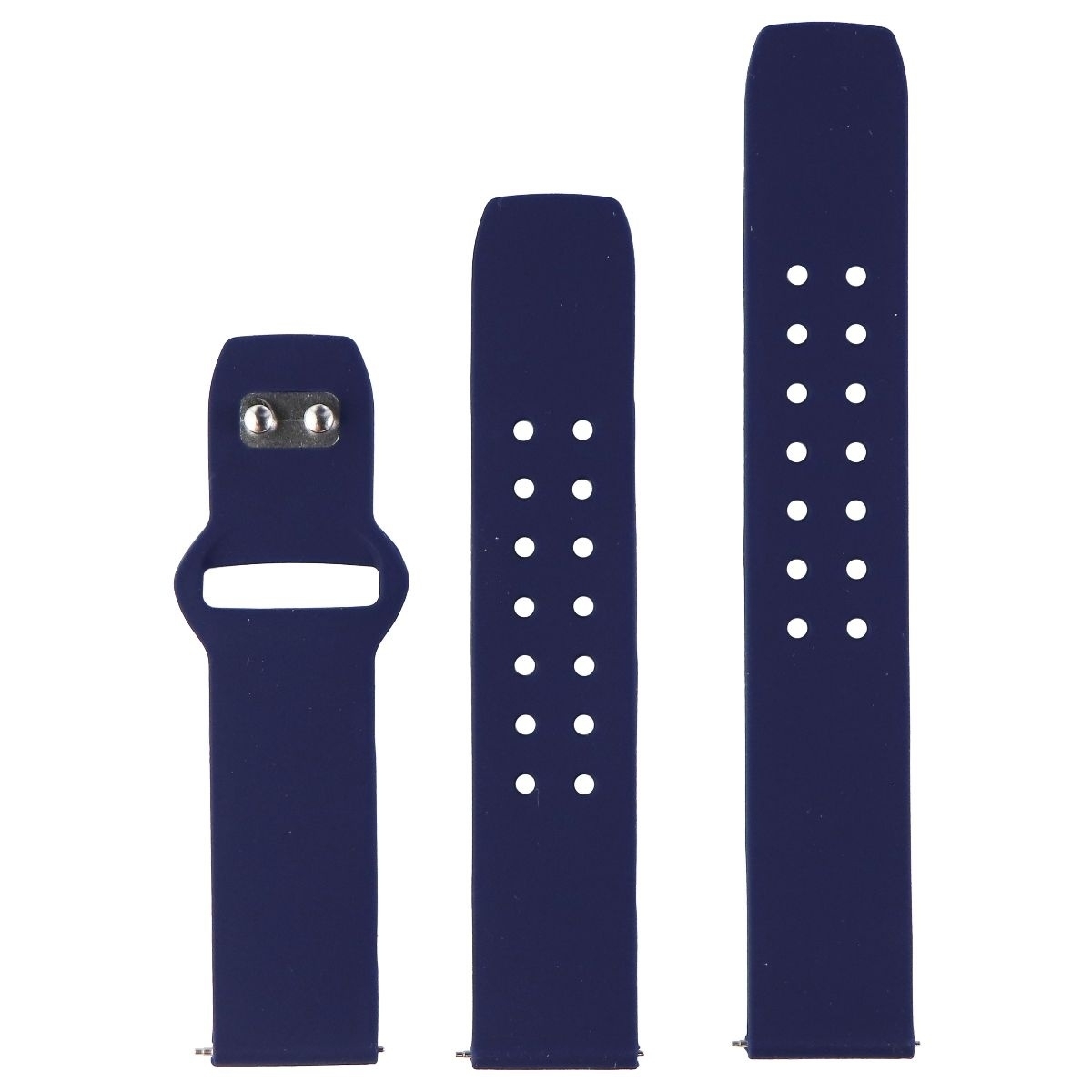 Affinity Bands (22mm) Watch Band For Smartwatches & More - Navy Blue Silicone