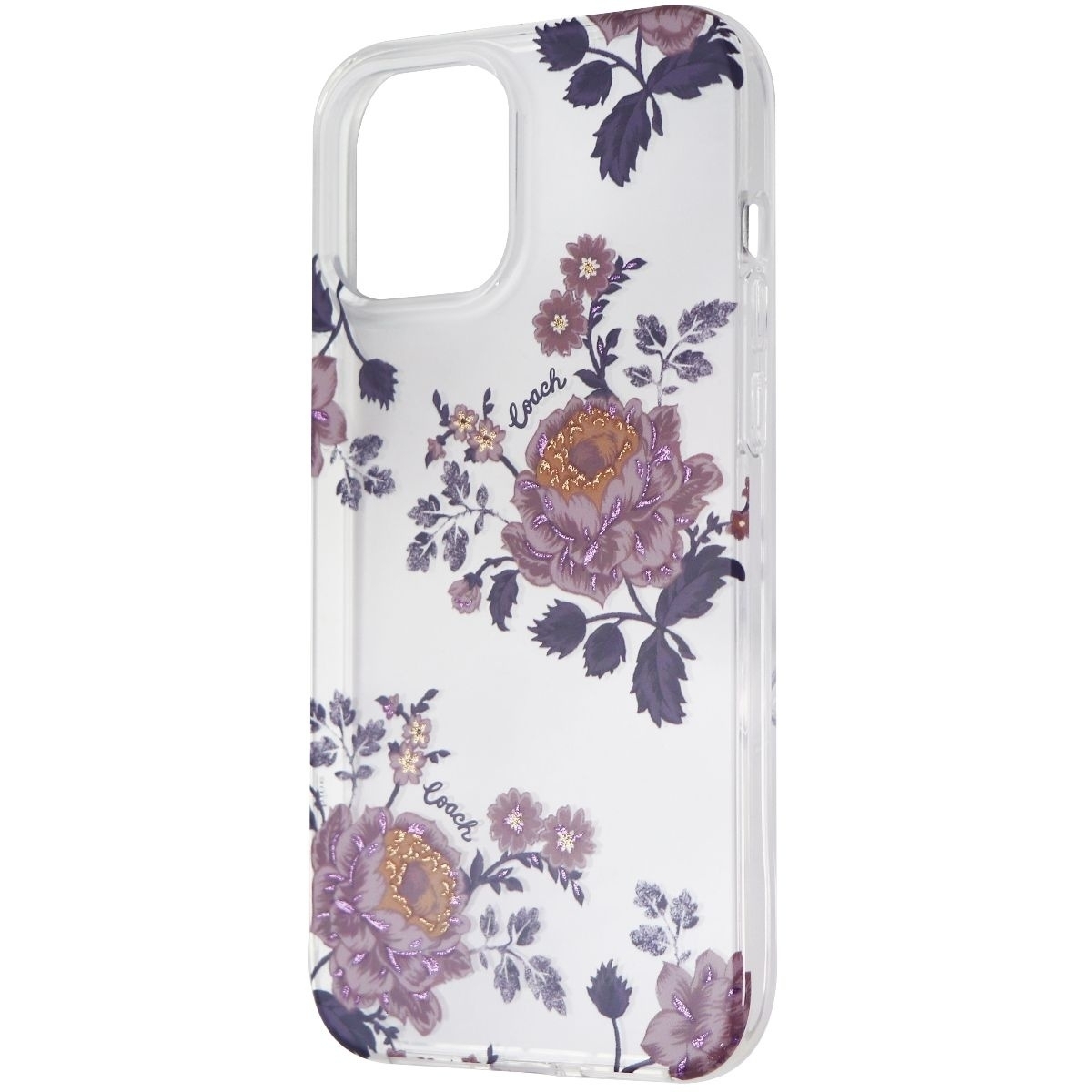 Coach Protective Case For Apple IPhone 12 Pro Max - Moody Floral Clear