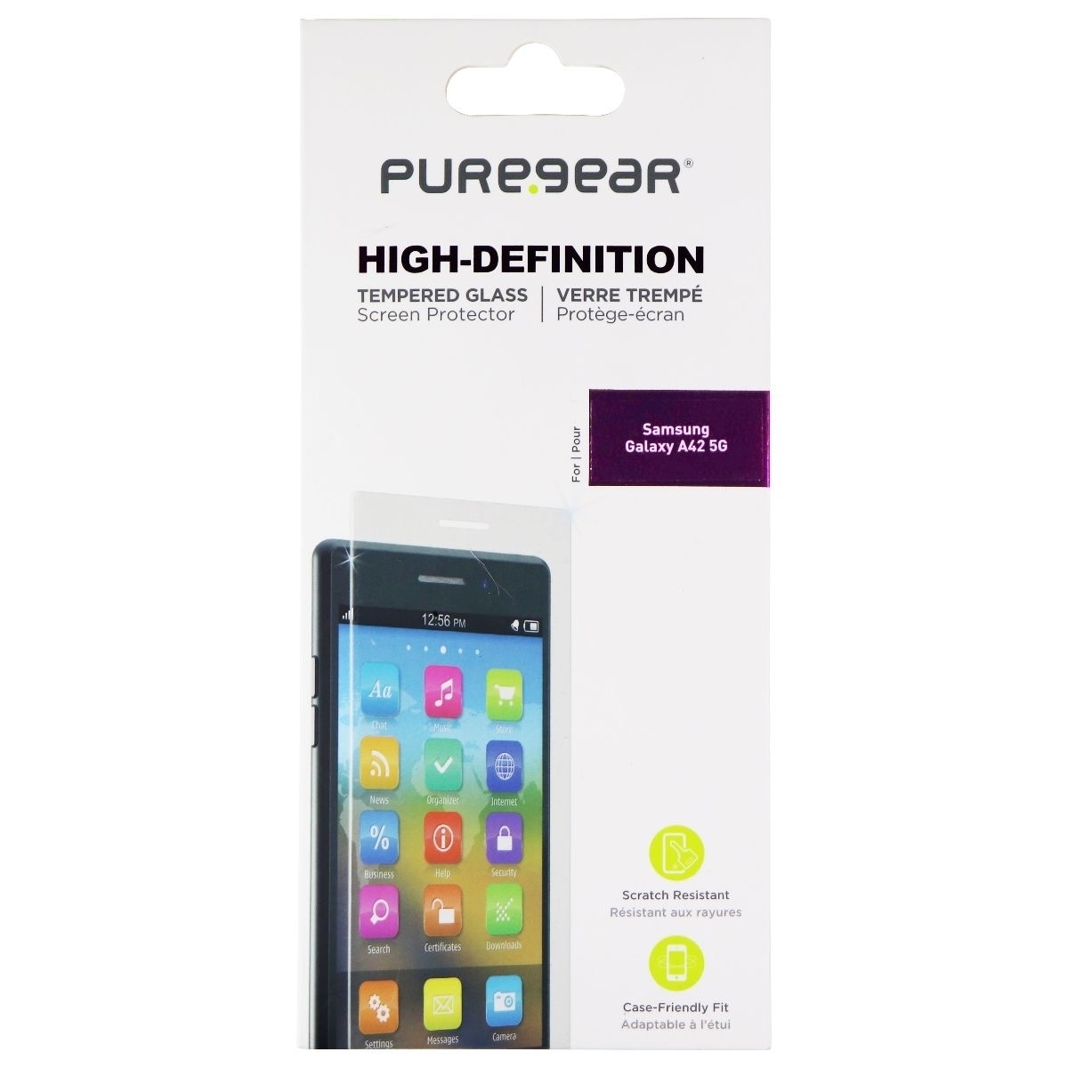 PureGear HD Tempered Glass Screen Protector For Samsung Galaxy A42 5G - Clear