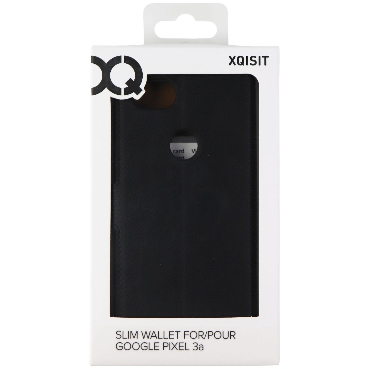 Xqisit Slim Wallet Series Case For Google Pixel 3a Smartphones - Black