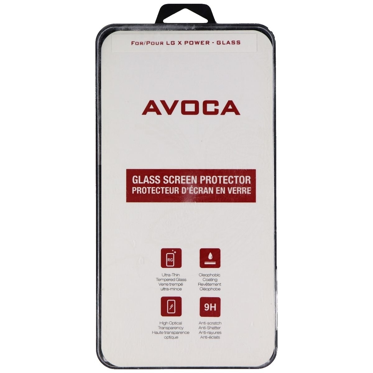 Avoca Glass Screen Protector For LG X Power Smartphone - Clear