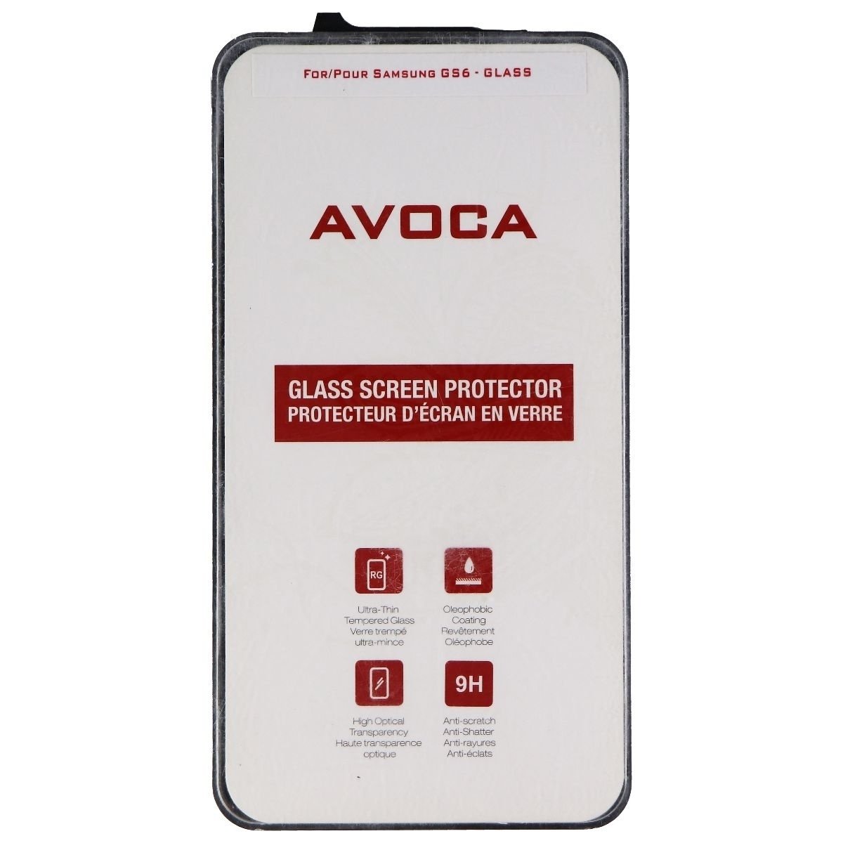 Avoca Glass Screen Protector For Samsung Galaxy S6 Smartphone - Clear