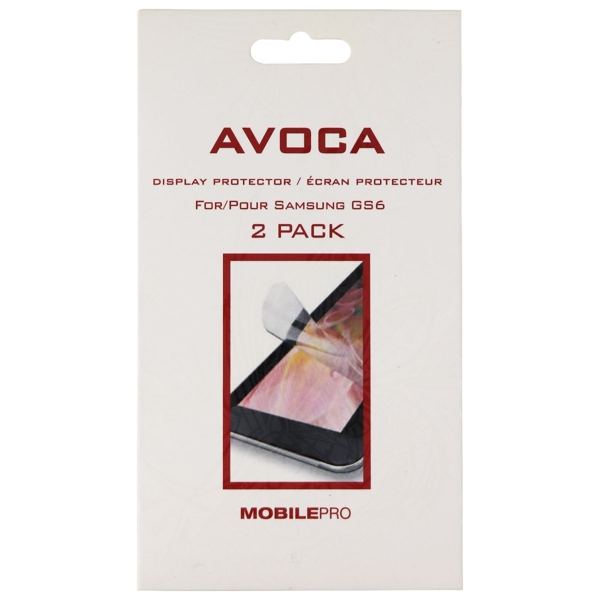 Avoca MobilePro Display Protector 2 Pack For Samsung Galaxy S6 - Clear