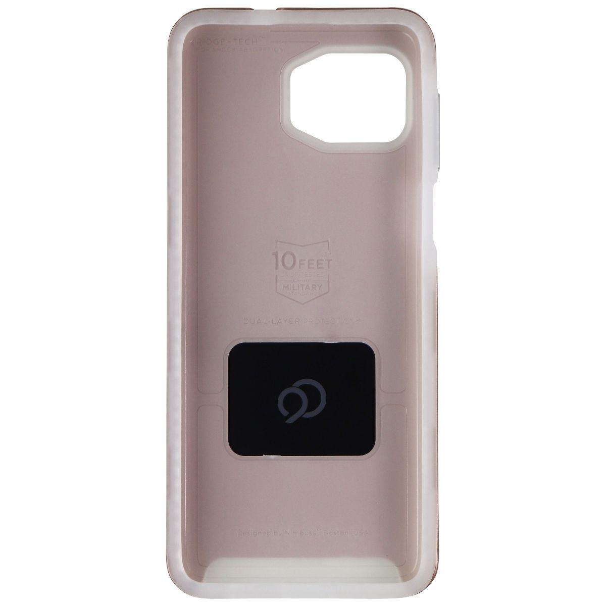 Nimbus9 Cirrus 2 Series Dual Layer Case For Motorola One 5G - Rose Gold/Frost