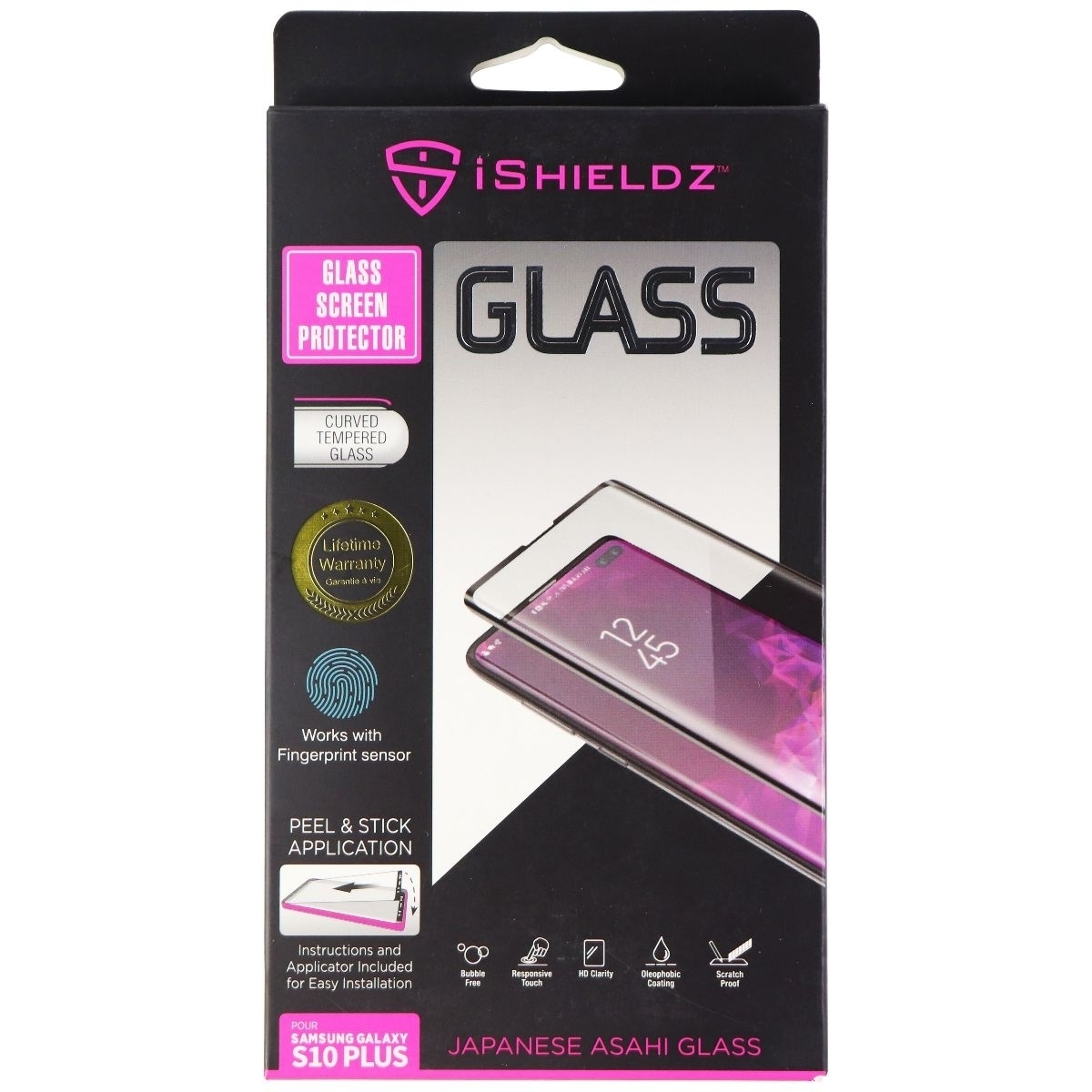 IShieldz Asahi Tempered Glass Screen Protector For Samsung Galaxy S10 PLUS