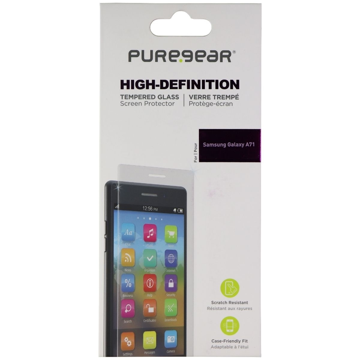 PureGear High-Definition Tempered Glass Screen Protector For Samsung Galaxy A71