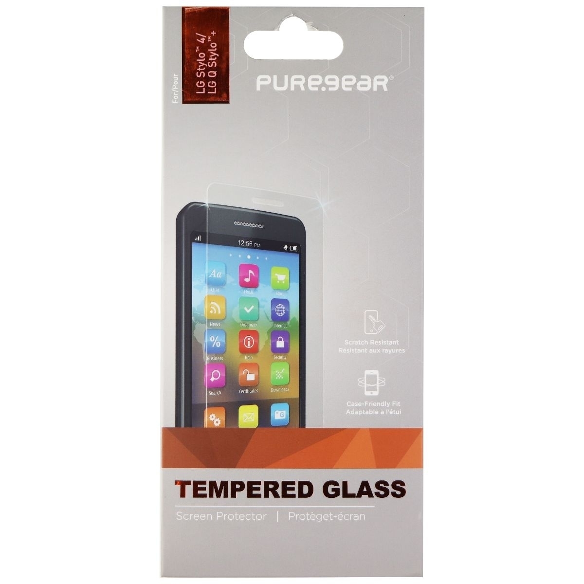 PureGear Tempered Glass Screen Protector For LG Stylo 4 / Q Stylo+ - Clear