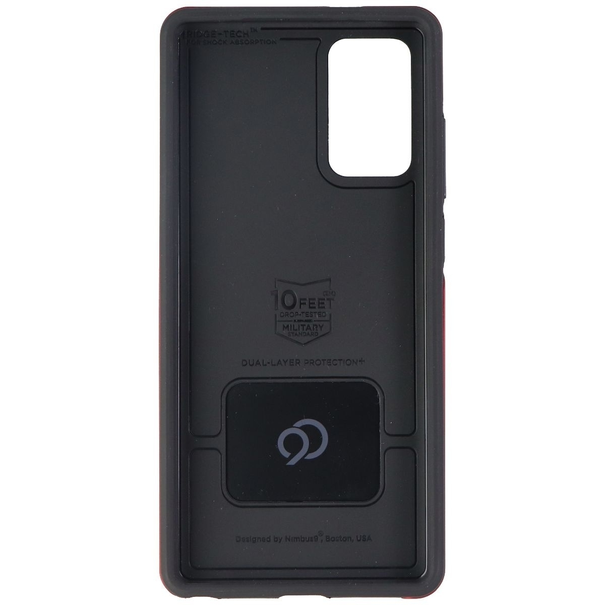 Nimbus9 Cirrus 2 Series Hard Case For Samsung Galaxy Note20 - Red / Black