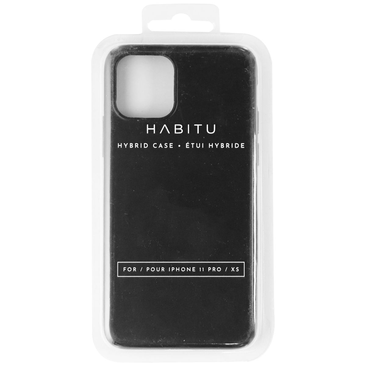 Habitu Hybrid Slim Protective Case For IPhone 11 Pro / XS - Black