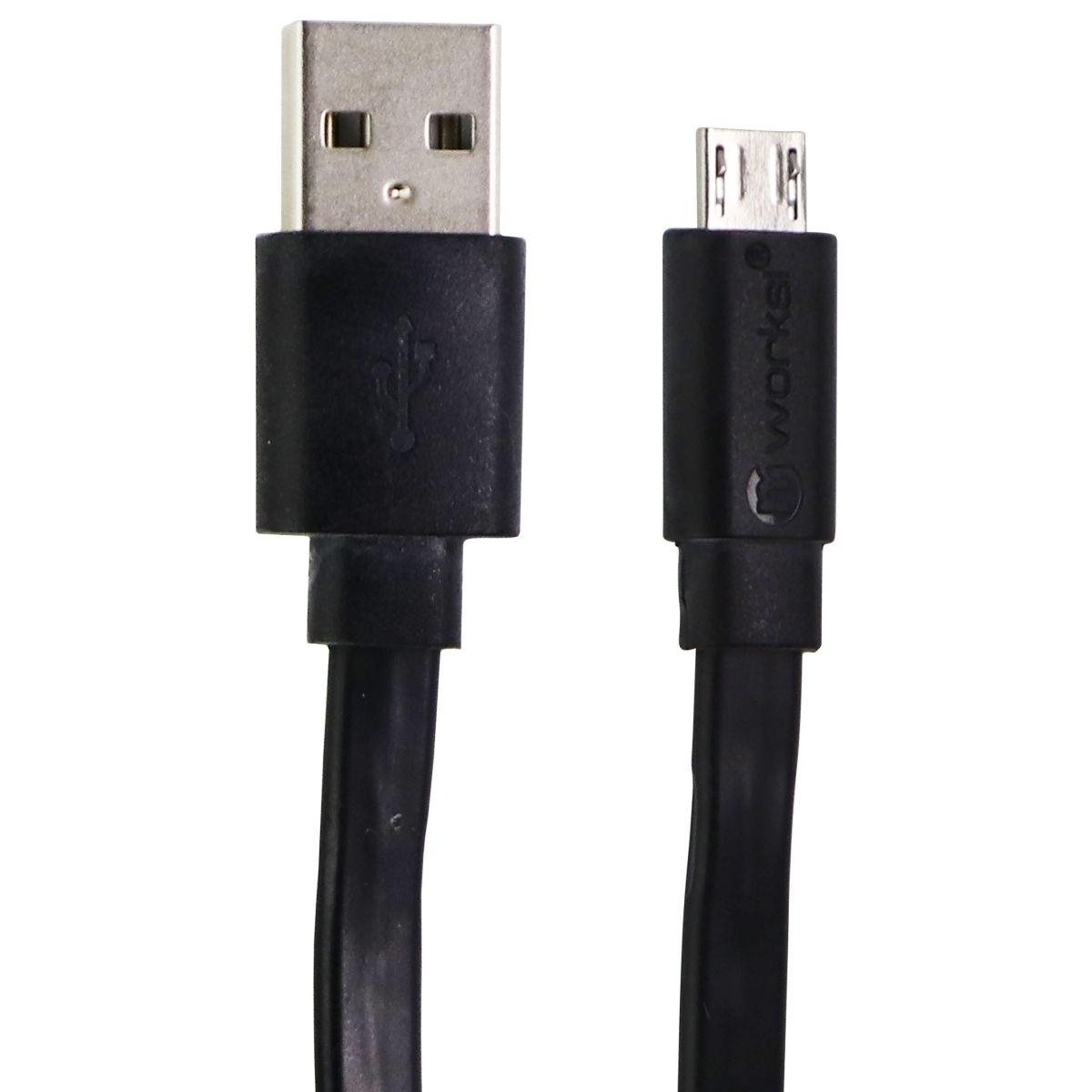 MWorks! MPOWER! (6-Foot) Micro-USB To USB Flat Cable - Black