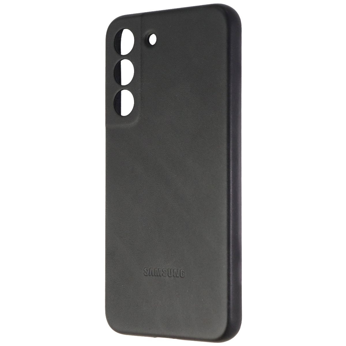 Samsung Leather Cover Case For Galaxy S22 - Black (EF-VS901LBEVZW)
