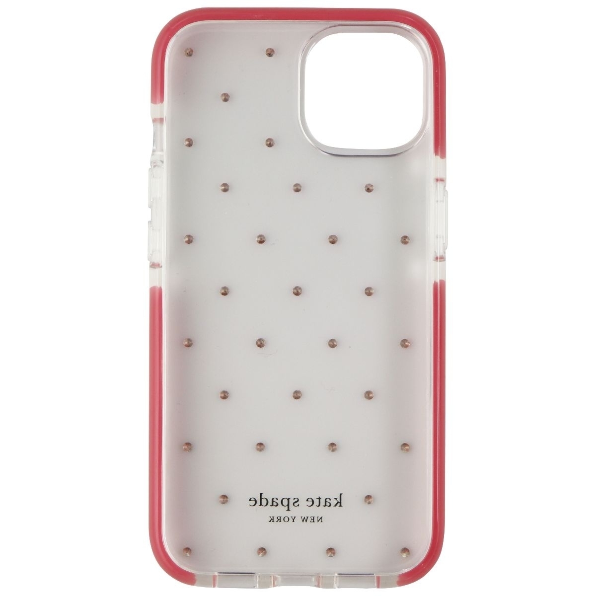 Kate Spade Hardshell Case For Apple IPhone 13 / 14 - Pin Dot Ombre Pink/Clear