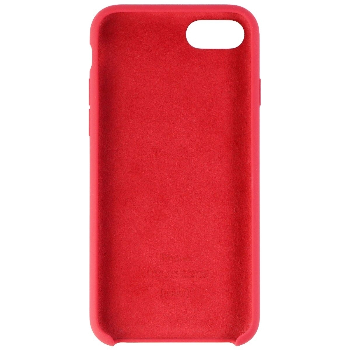 Apple Silicone Case For Apple IPhone SE (2nd & 3rd Gen) - Red