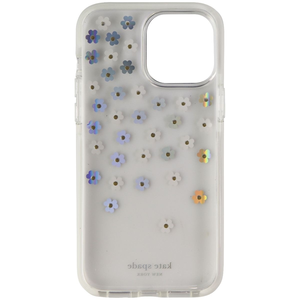 Kate Spade Hardshell Case For IPhone 13 Pro Max - Iridescent Scattered Flowers