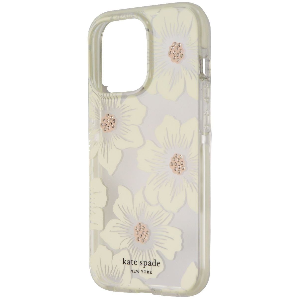 UPC 191058146700 product image for Kate Spade Defensive Hardshell Case for iPhone 13 Pro - Hollyhock Floral Clear | upcitemdb.com