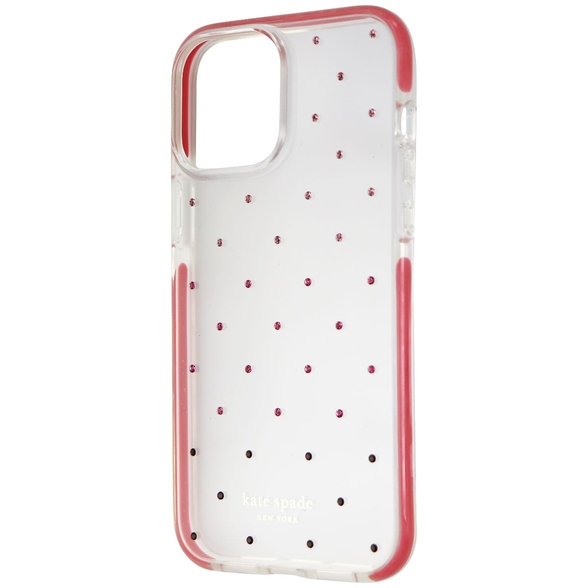 Kate Spade Hardshell Case For IPhone 13 Pro Max - Pin Dot Ombre Pink/Clear