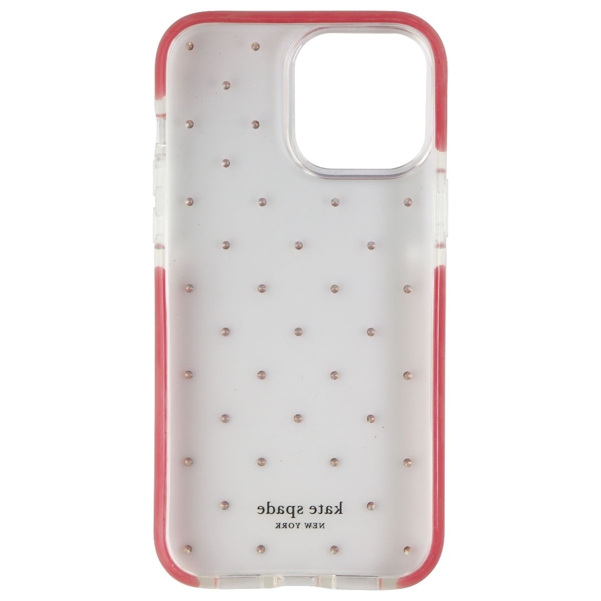 Kate Spade Hardshell Case For IPhone 13 Pro Max - Pin Dot Ombre Pink/Clear