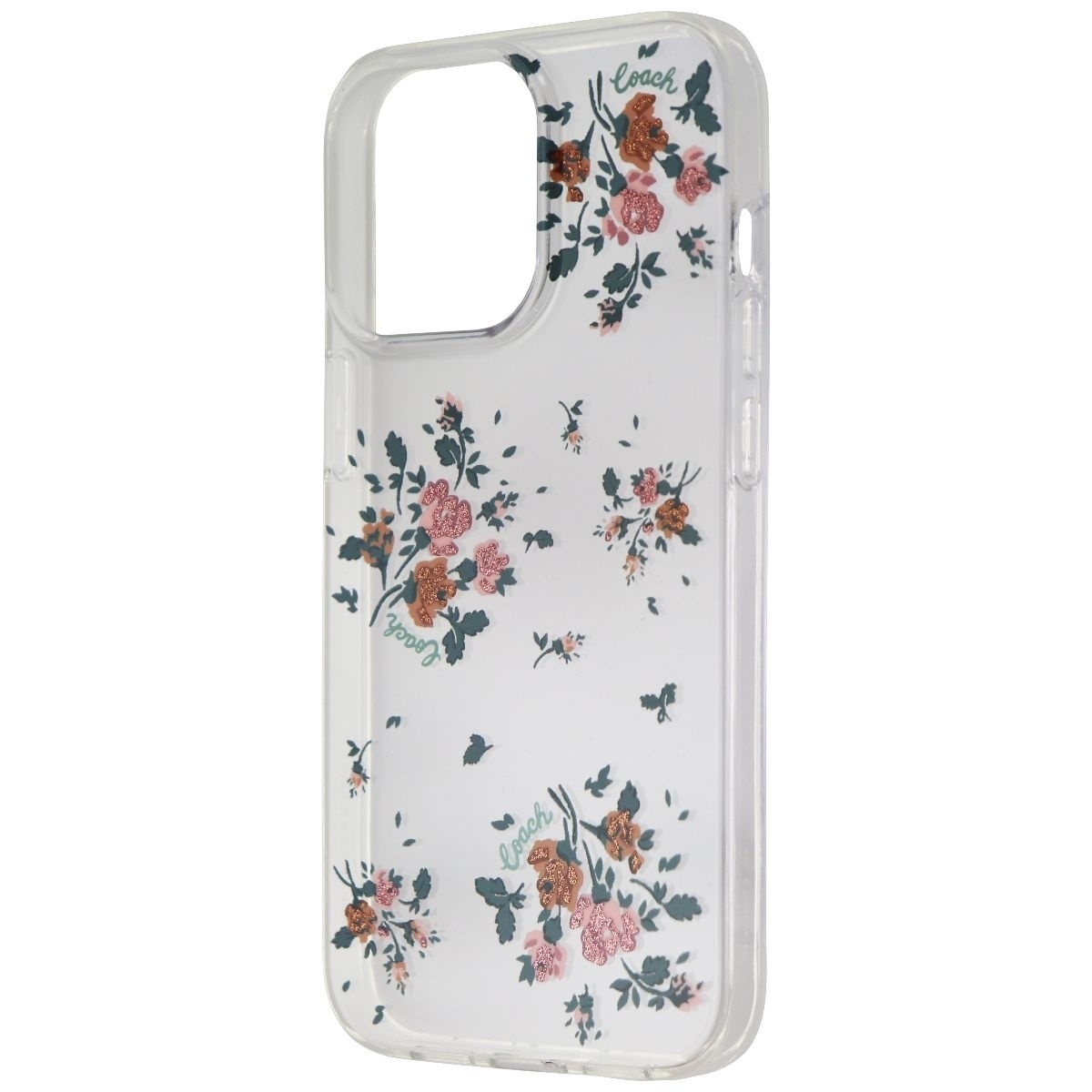 Coach Protective Hardshell Case For IPhone 13 Pro - Rose Bouquet/Clear