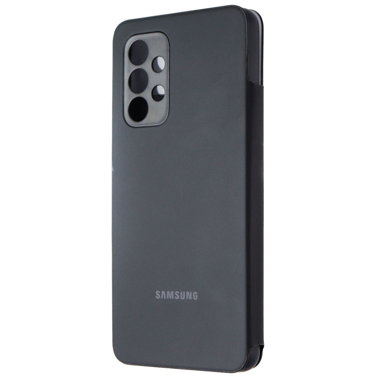 Samsung Smart S View Wallet Cover For Samsung Galaxy A53 5G - Black