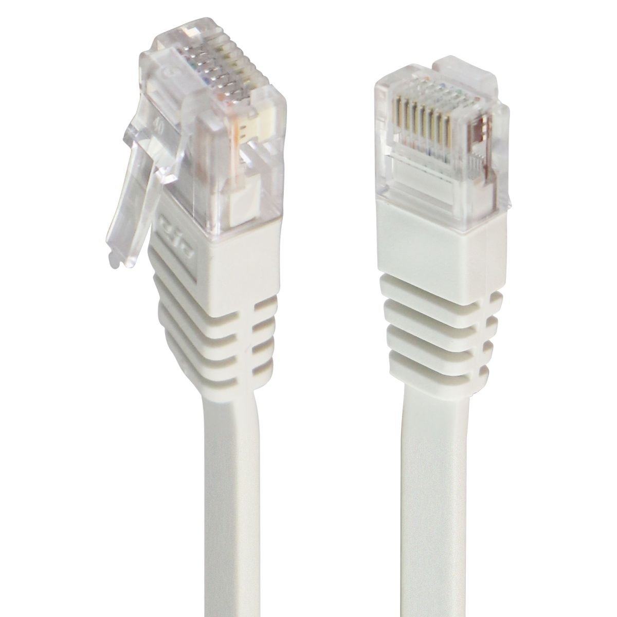 Verizon (5-Foot) Flat Tangle-Free Ethernet CAT 5E Patch Cable - White
