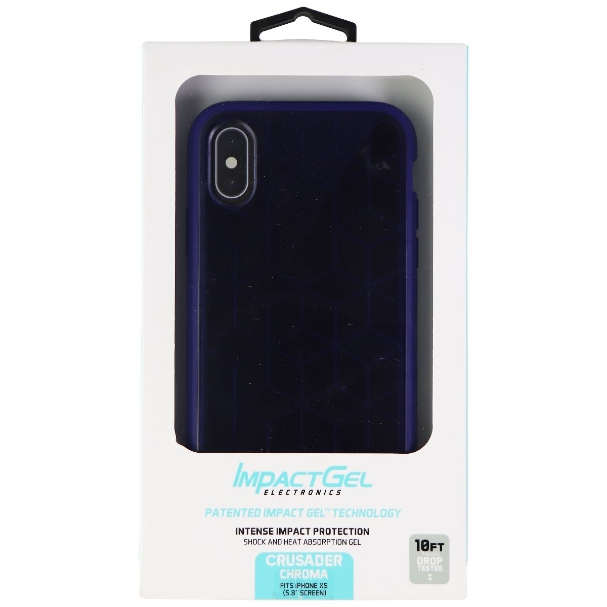 Impact Gel Crusader Chroma Series Case For Apple IPhone Xs/X - Sapphire Blue