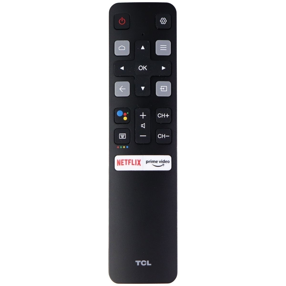 TCL Original Remote Control (RC802V FNR2) For Select TCL TVs - Black