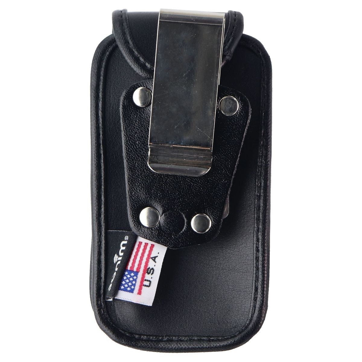 Sonim Leather Fitted Case With Metal Clip For Sonim XP3 - Black
