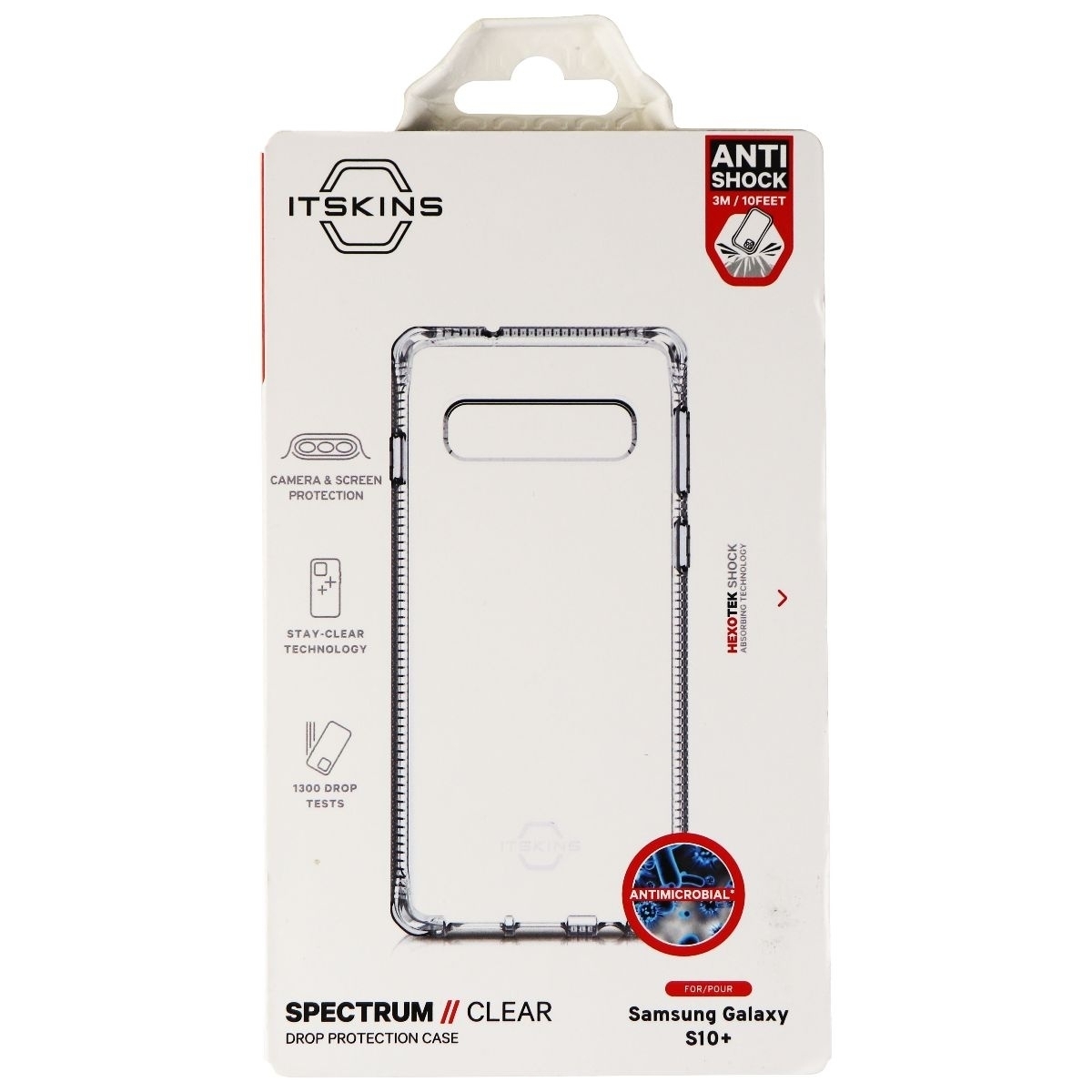 ITSKINS Spectrum Clear Durable Gel Case For Samsung Galaxy (S10+) 5G - Clear